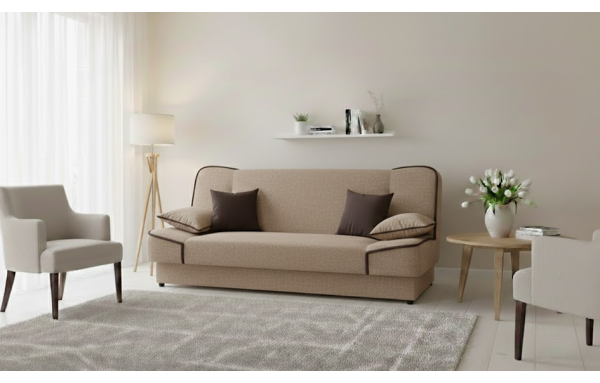 Wersalka Maxim II 12 na sprężynach z funkcją spania i pojemnikiem